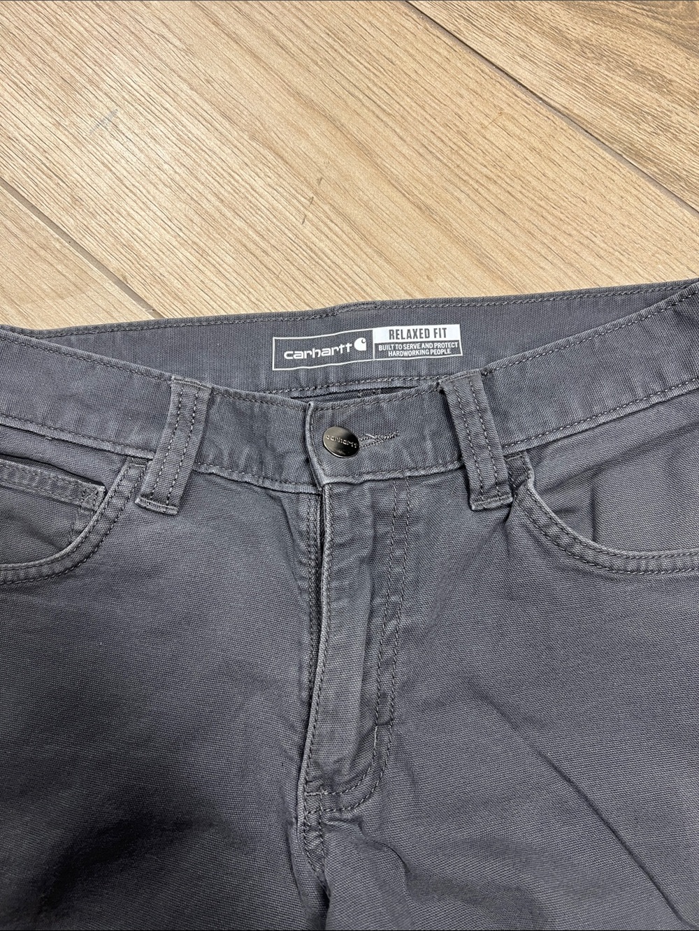 Carhartt Men’s rugged flex Relaxed fit Jeans Black - Picture 2 of 8